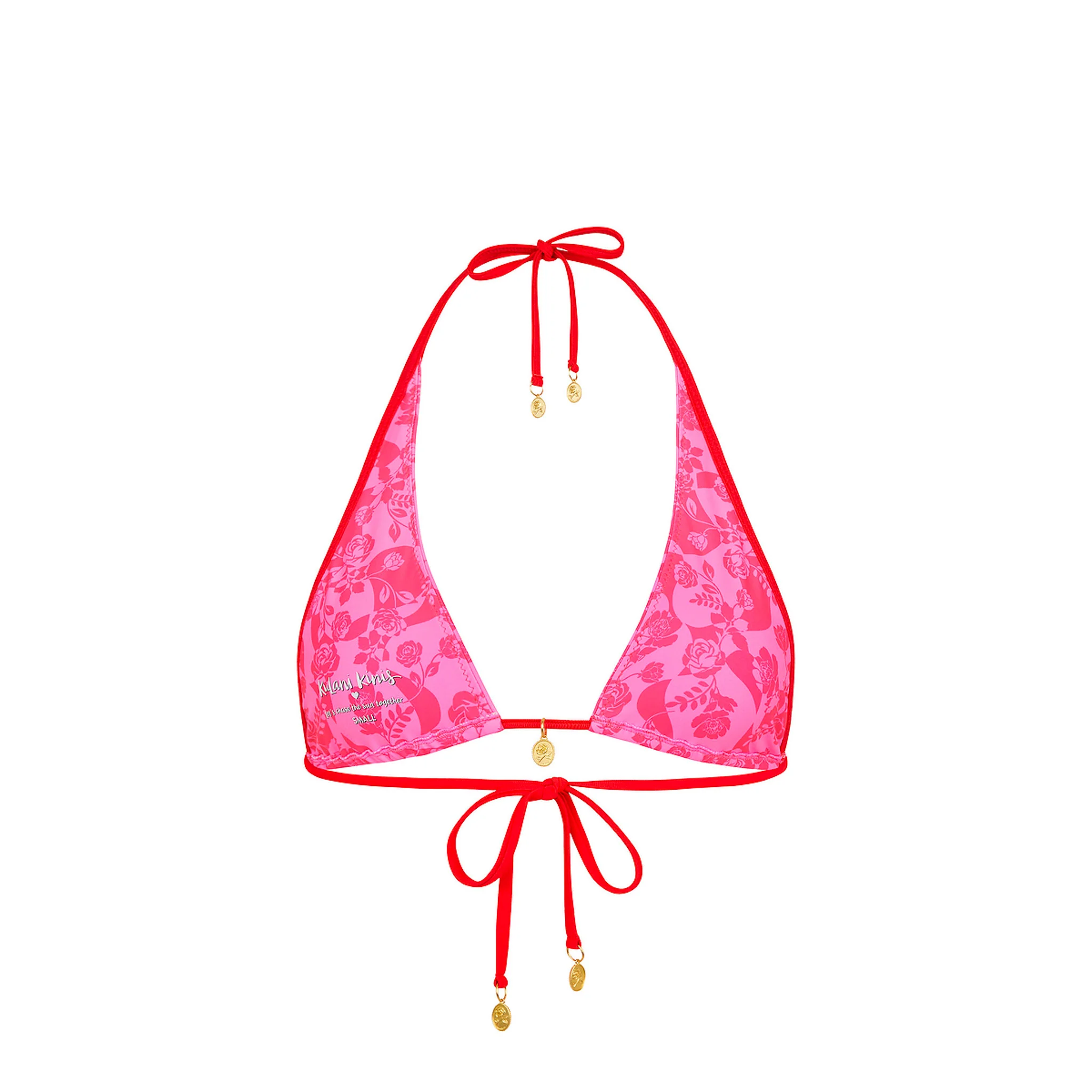 Bind Tie Halter Bikini Top - Hearts Collide - Image 11