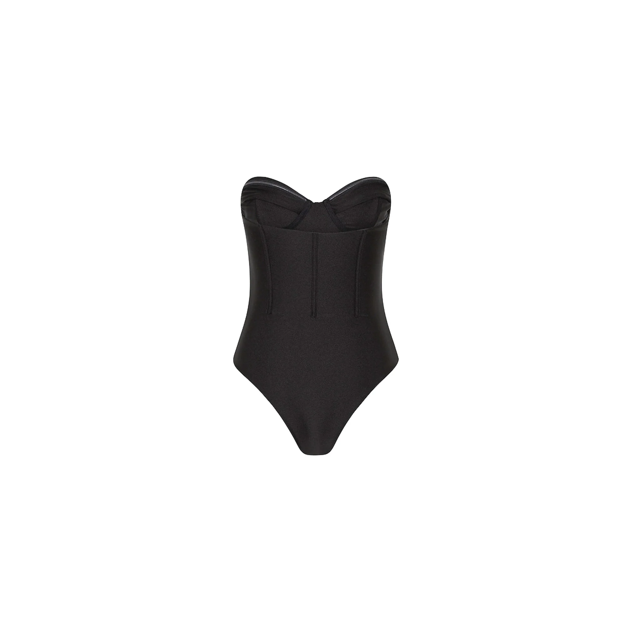 Contour Strapless Cheeky One Piece - Twilight Black - Image 10