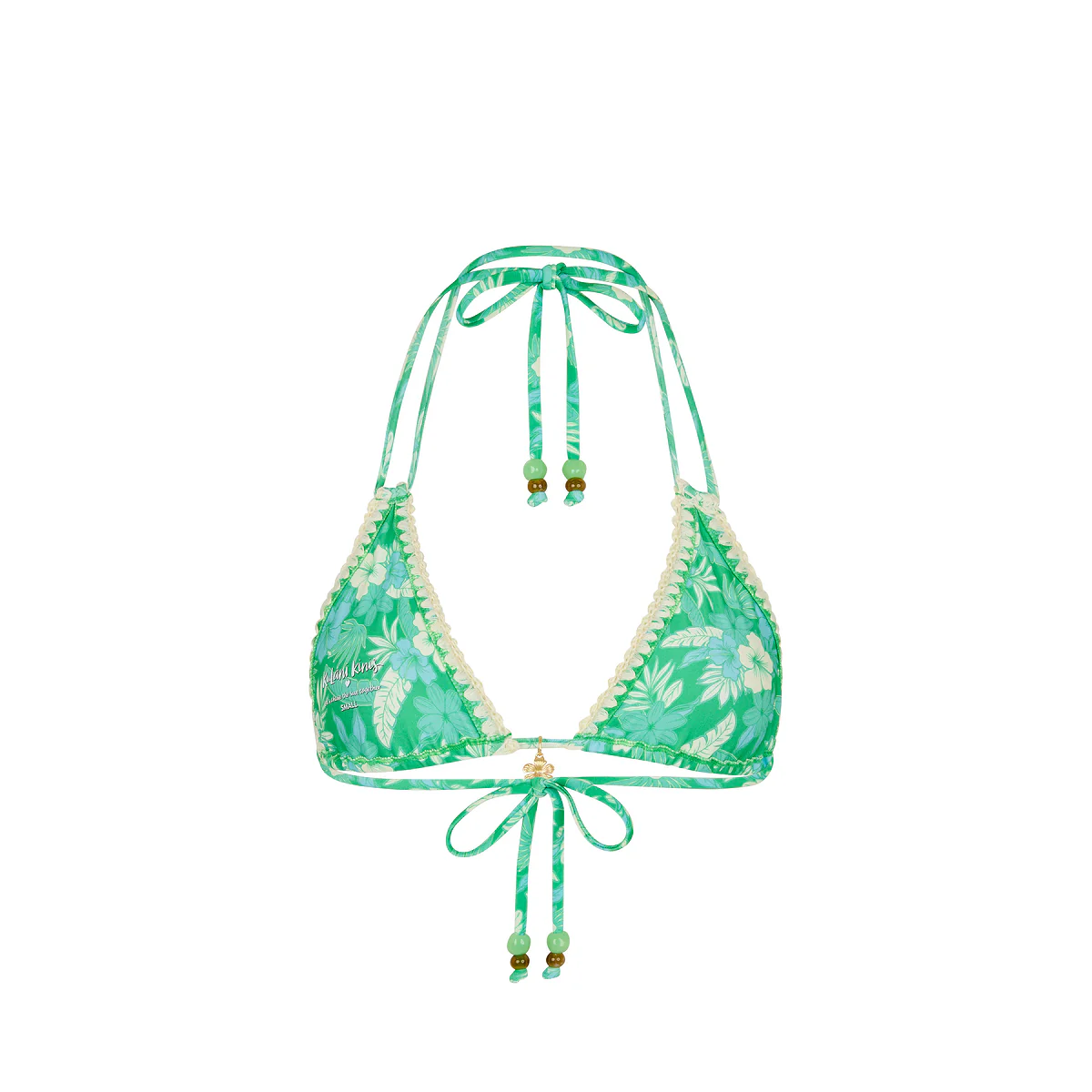 Crochet Halter Bikini Top - Barefoot Breeze - Image 9