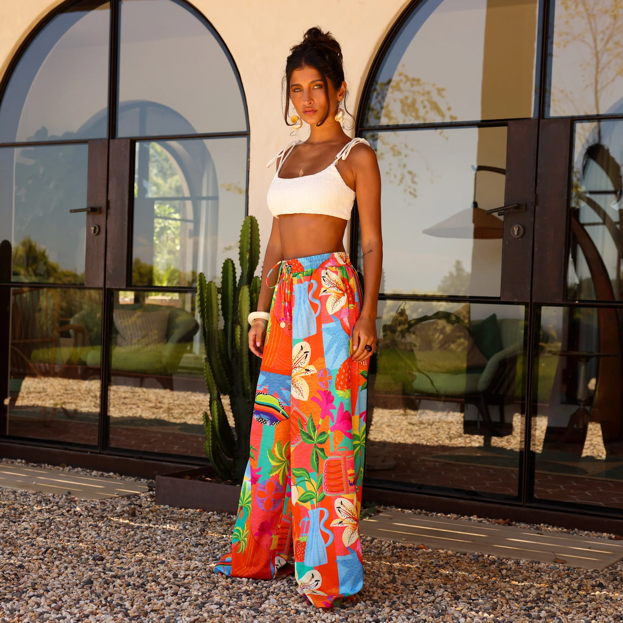 Drawstring Summer Pants - Havana Haven - Image 10