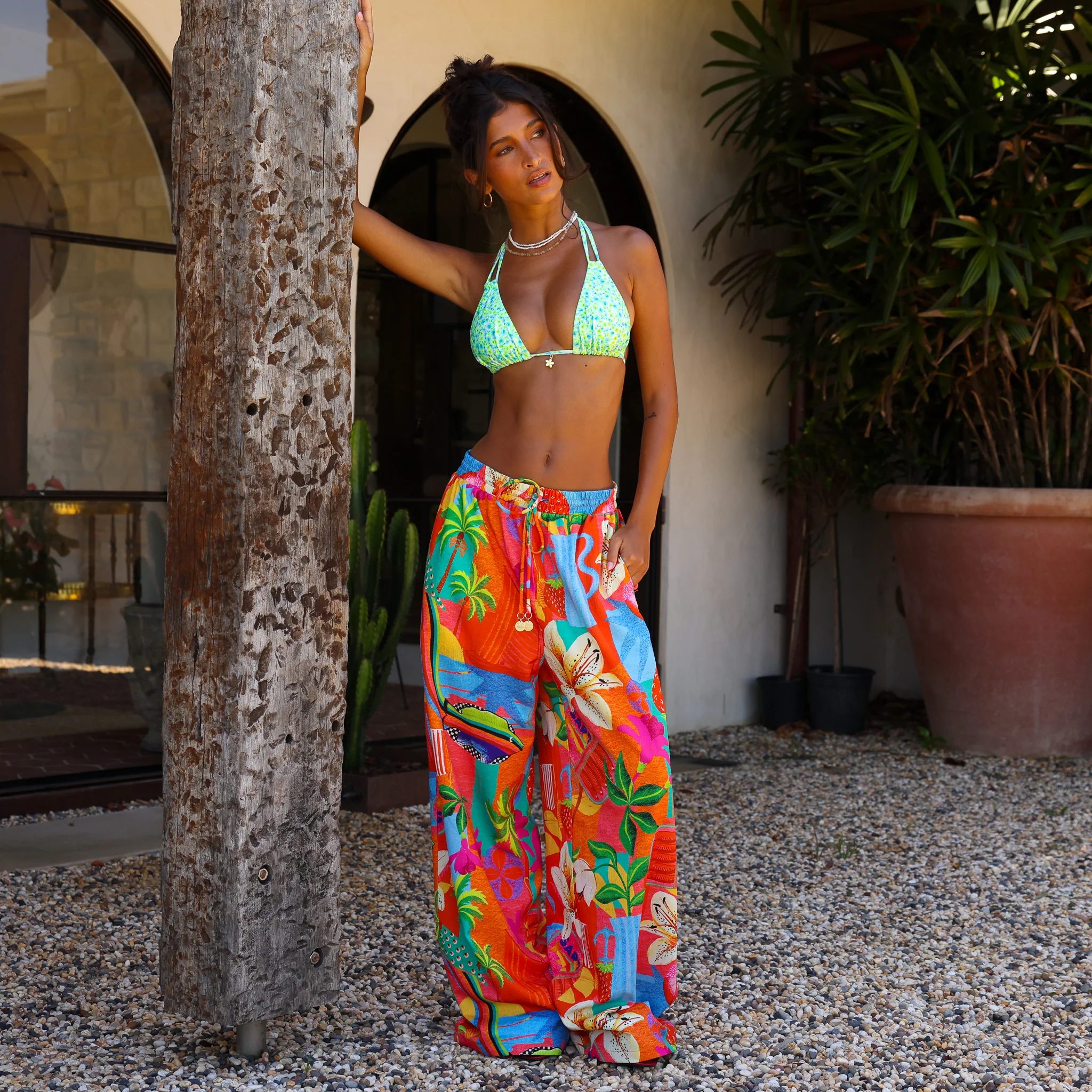 Drawstring Summer Pants - Havana Haven - Image 5
