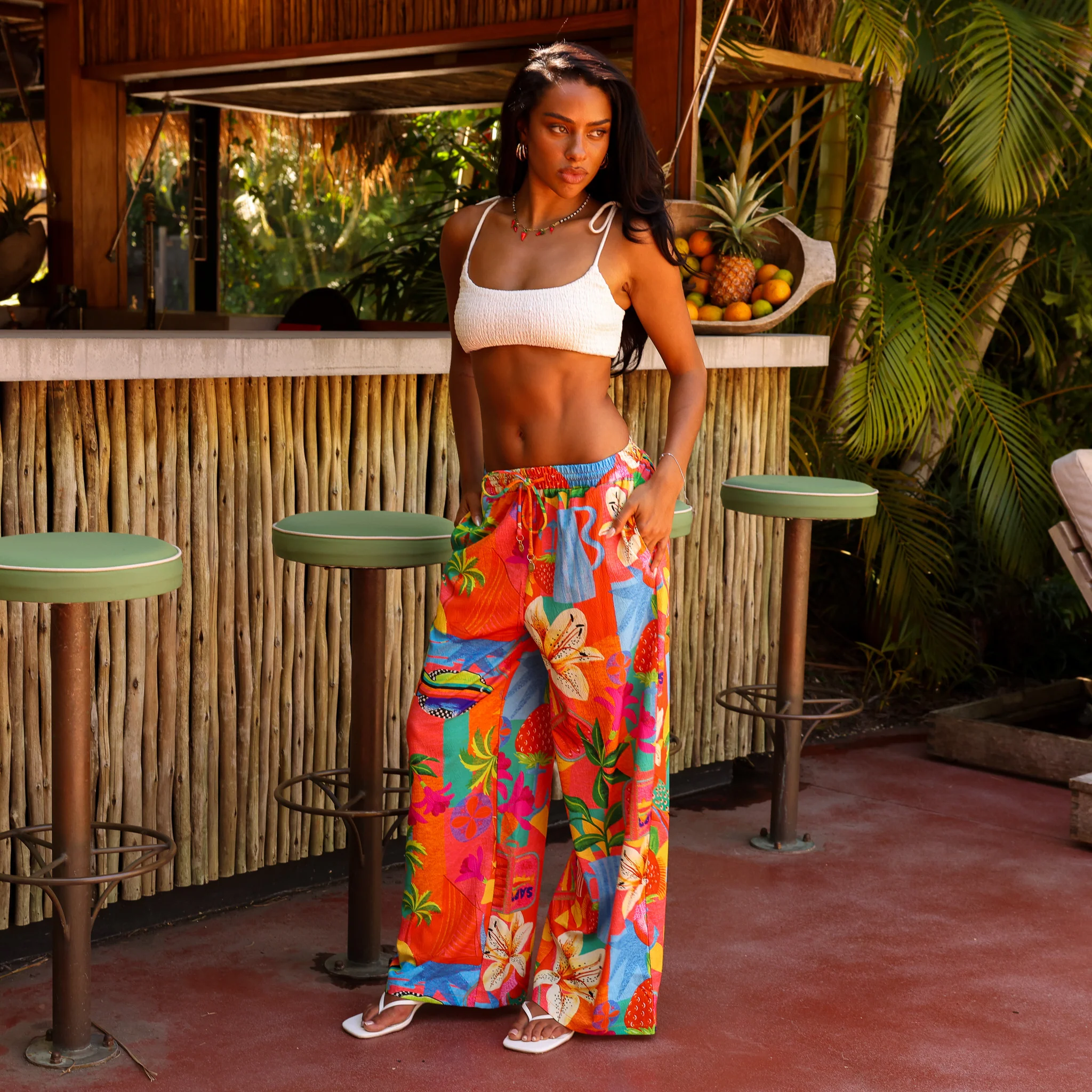 Drawstring Summer Pants - Havana Haven - Image 9