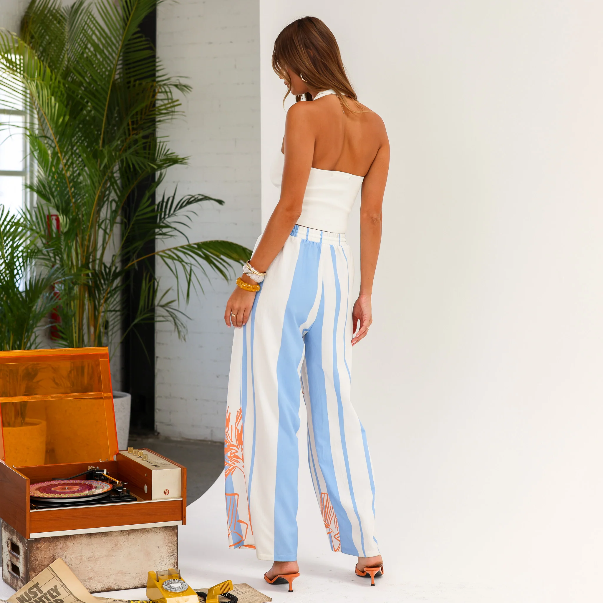 Drawstring Summer Pants - Sunny Daze - Image 9