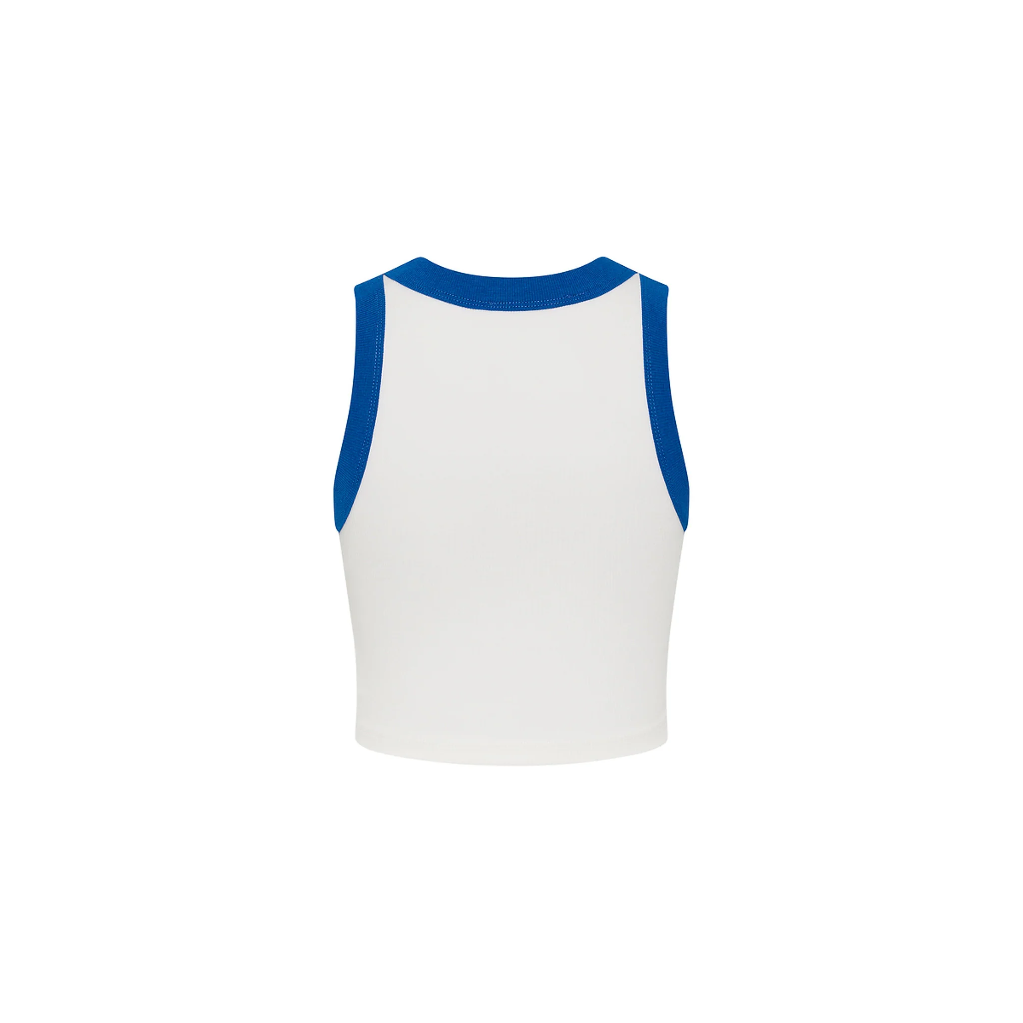 Embroidered Crop Tank Top - Blue Skies - Image 10