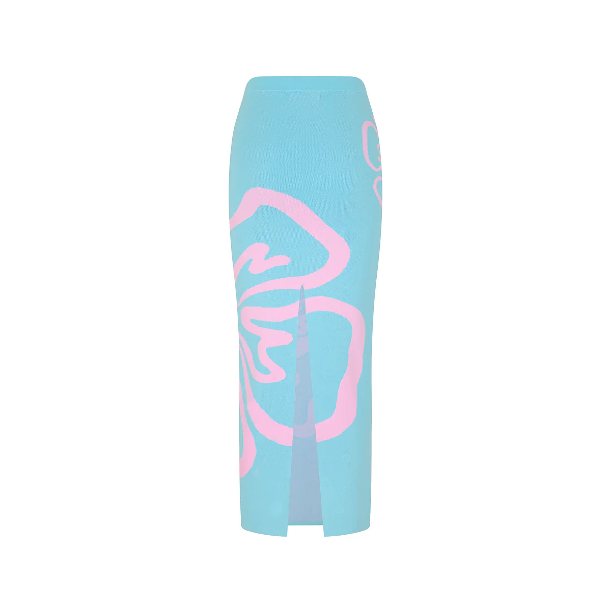 Knit Midi Skirt - Island Sky - Image 10