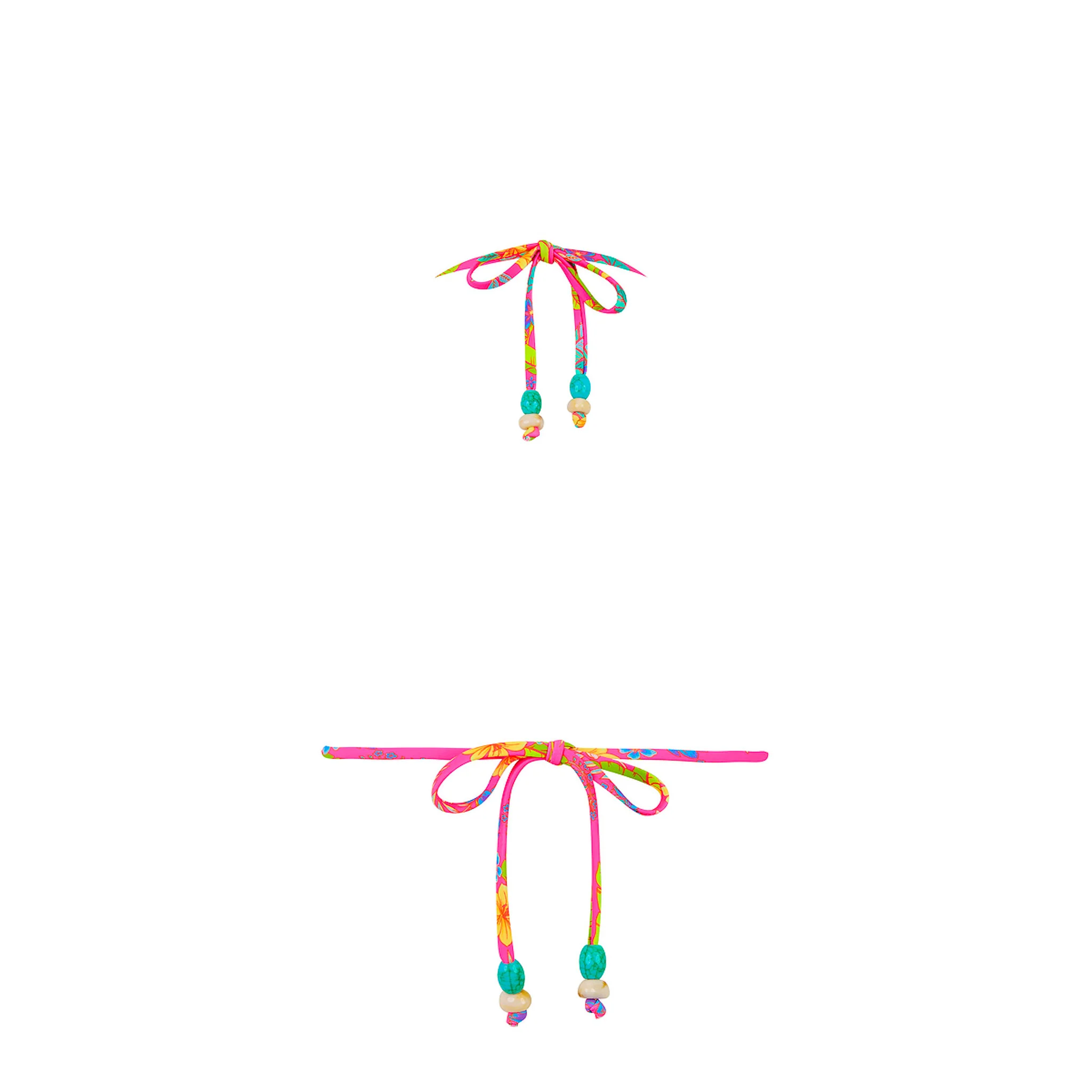 Lettuce Edge Bralette Bikini Top - Viva Vacation - Image 12