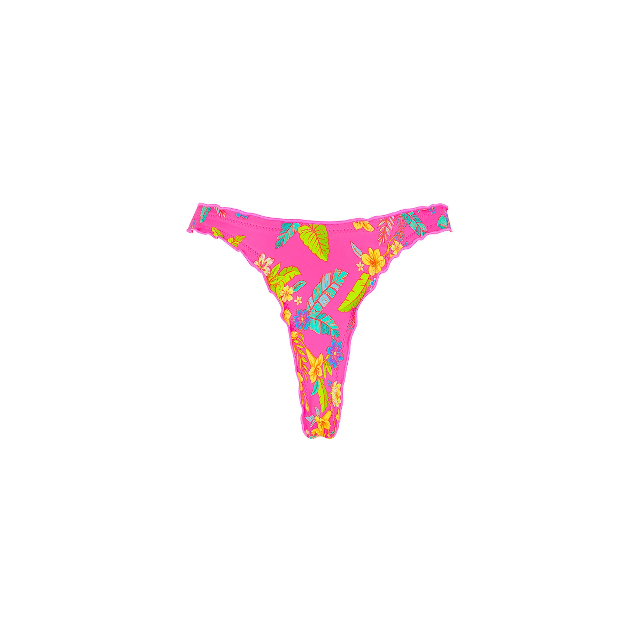 Lettuce Edge Thong Bikini Bottom - Viva Vacation - Image 12