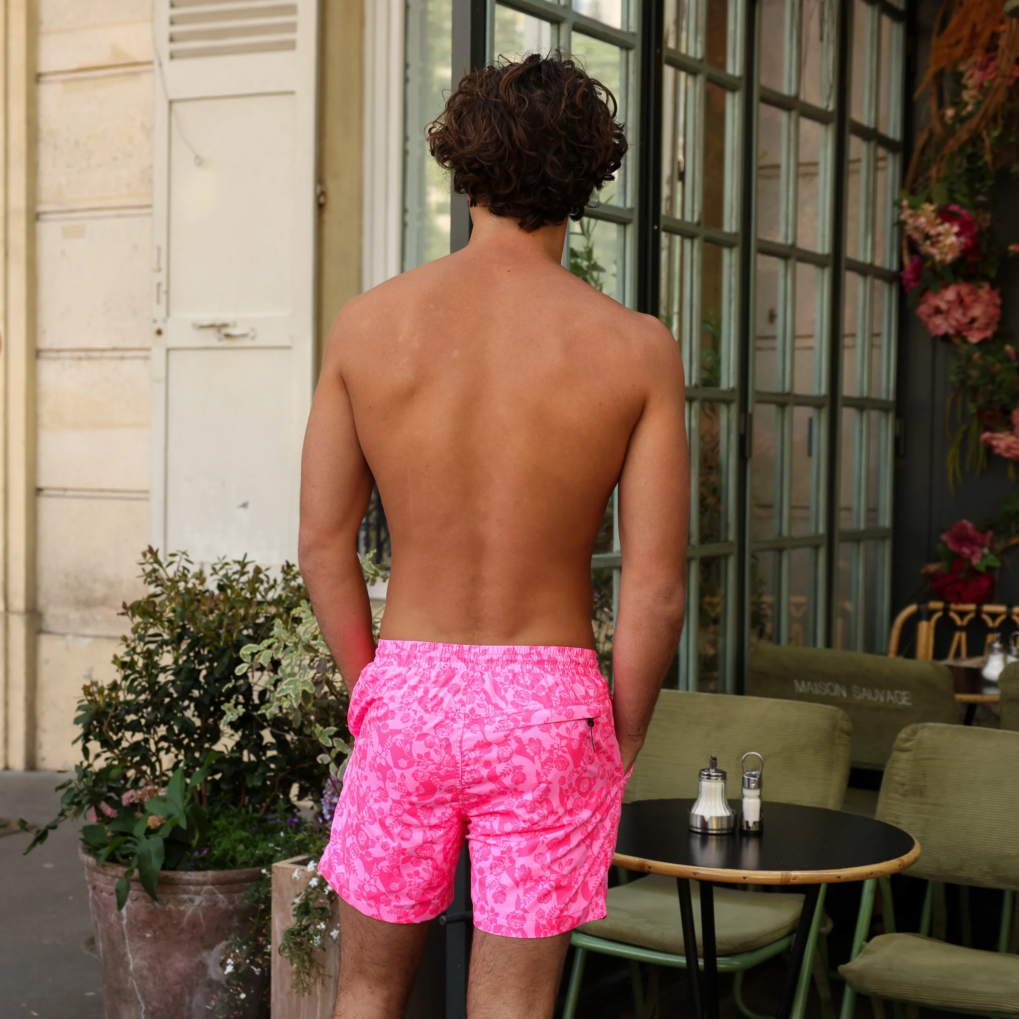 Men's Swim Trunks - Hearts Collide - Image 6