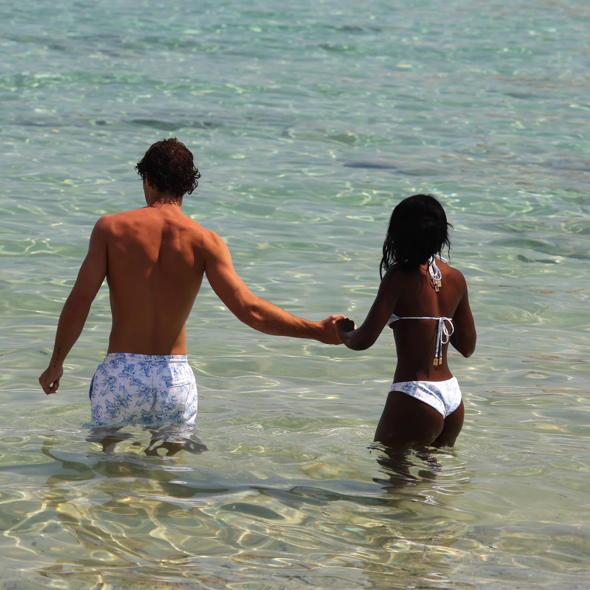 Men's Swim Trunks - Vintage Paradise - Image 10