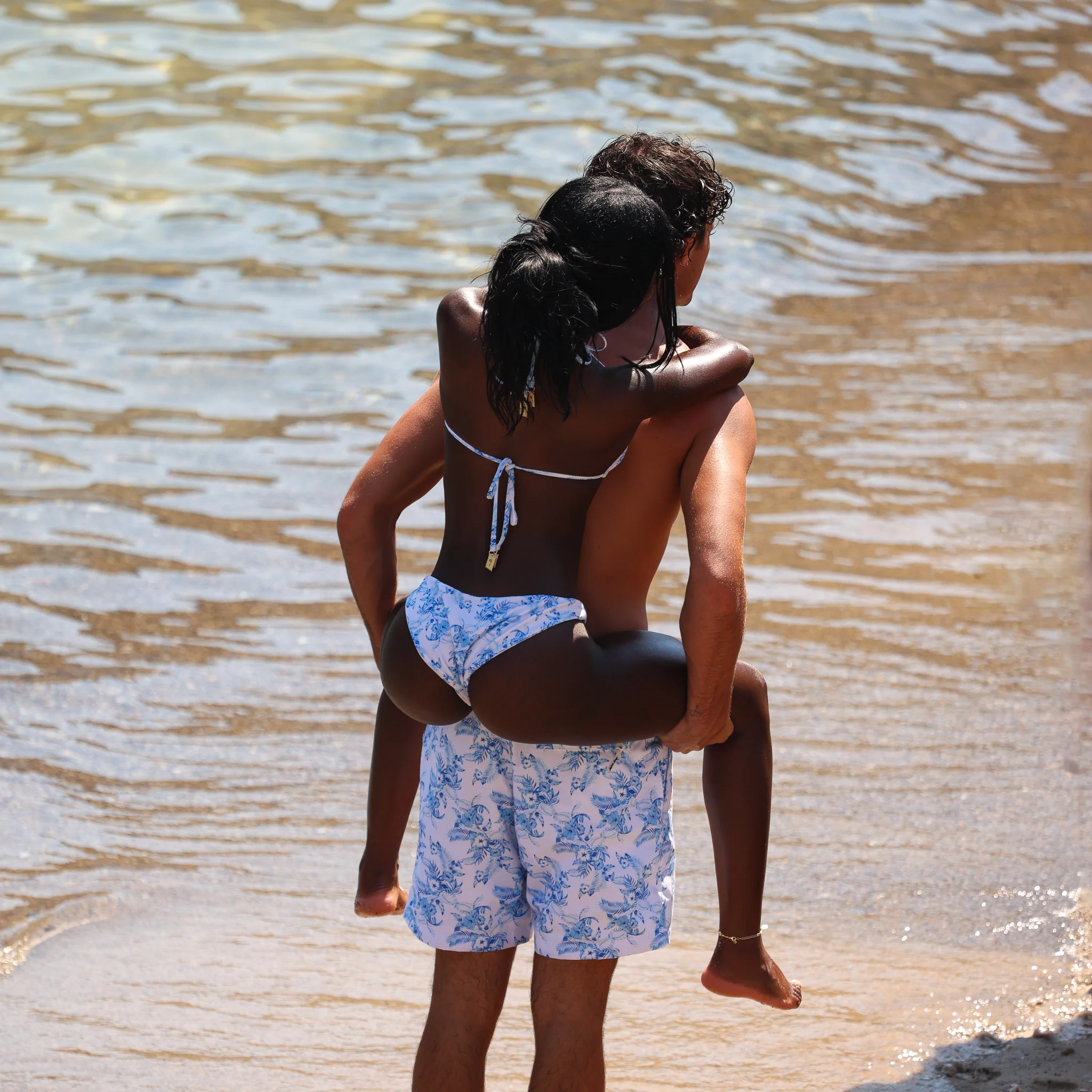 Men's Swim Trunks - Vintage Paradise - Image 3