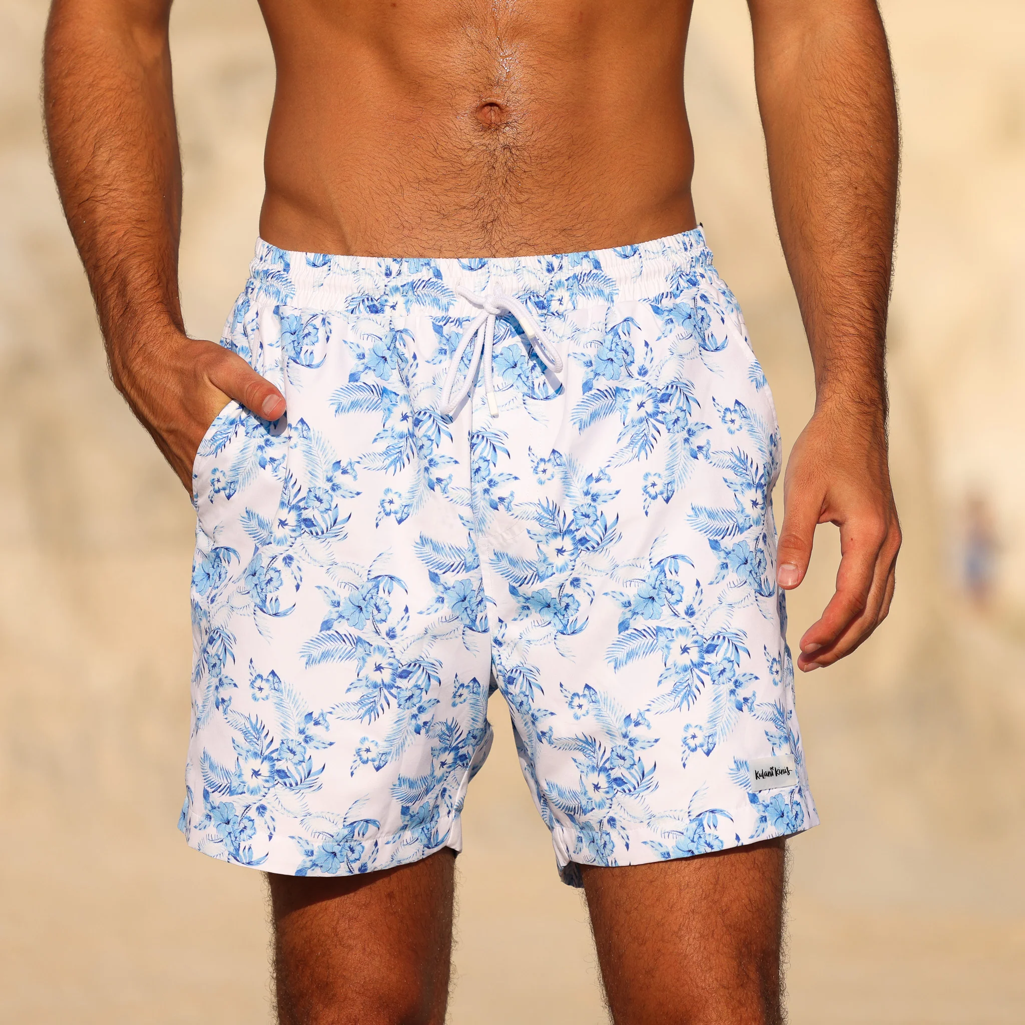 Men's Swim Trunks - Vintage Paradise - Image 6