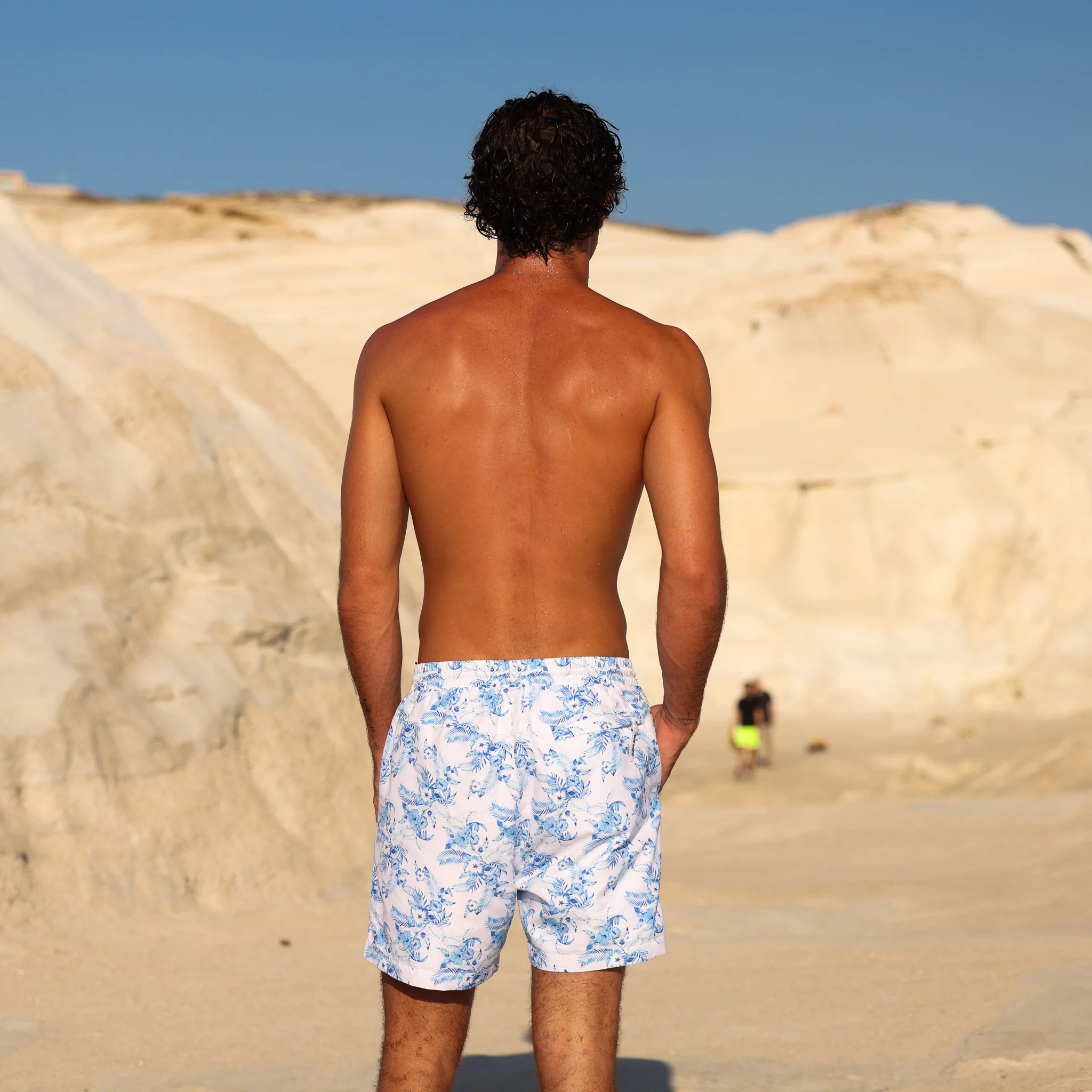 Men's Swim Trunks - Vintage Paradise - Image 9