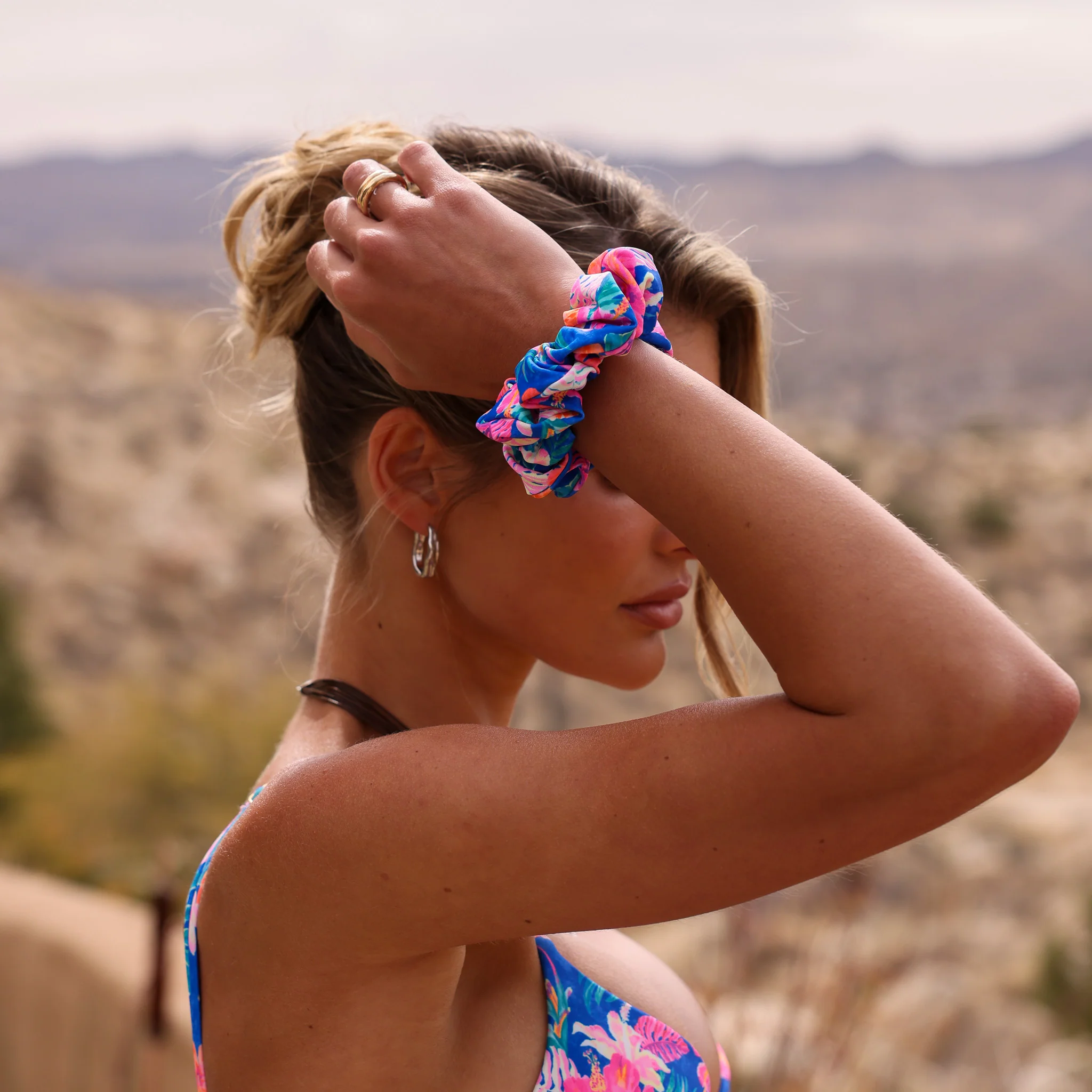 Scrunchie - Electric Palms - Image 4