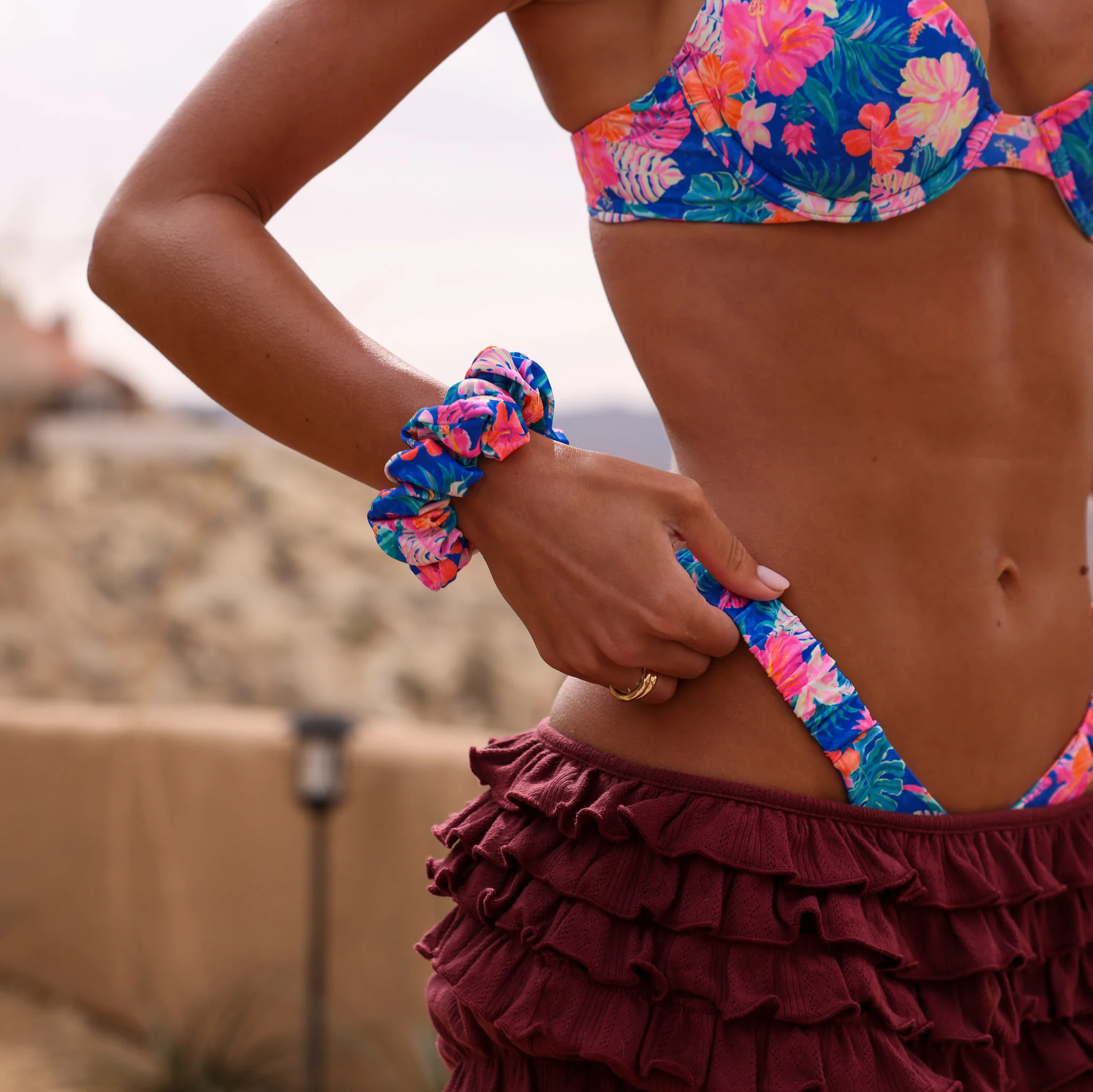 Scrunchie - Electric Palms - Image 5