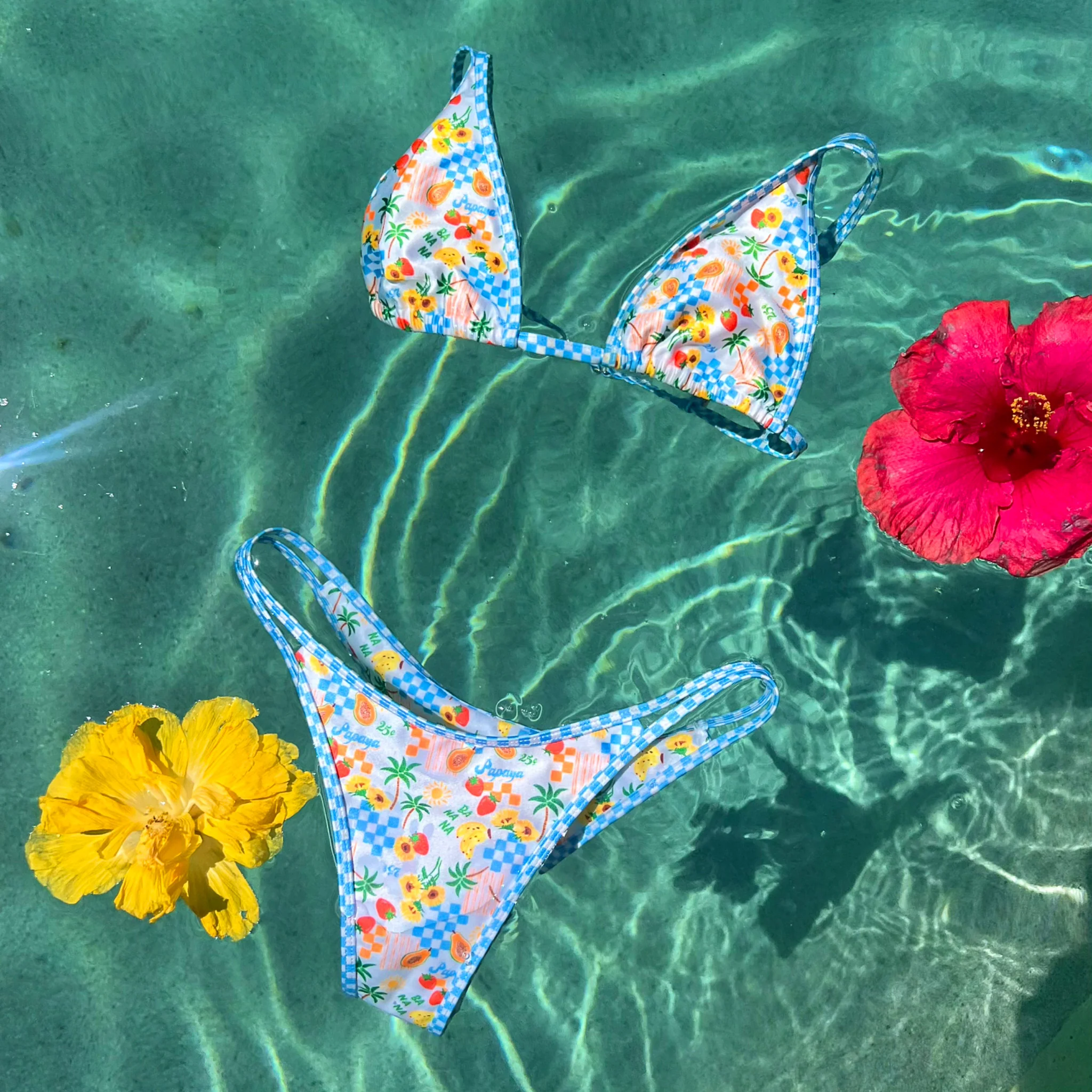 Twin Strap Bralette Bikini Top - Suncatcher - Image 9